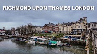 London Walking Tour |4K| Richmond Upon Thames London