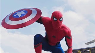 Spider Man Entry (Hindi) | Captain America: Civil War in Hindi | 4K Clips in Hindi | Moviez Planet