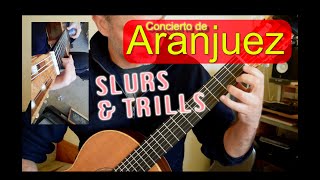 Rodrigo Guitar Concerto de Aranjuez - Slurs & Trills lesson