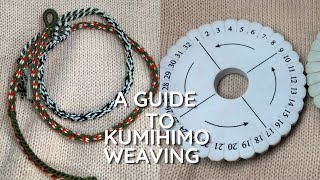 A Guide To Kumihimo Weaving - 8-String And 16-String Bracelets