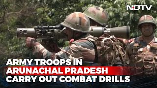 Army Troops In Arunachal Pradesh Carry Out Combat Drills
