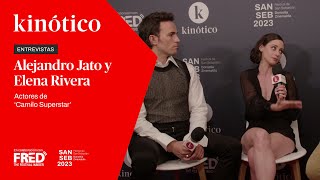 Entrevista con ALEJANDRO JATO Y ELENA RIVERA, actores de CAMILO SUPERSTAR #71ssiff