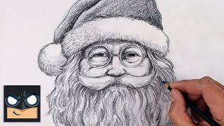 How To Draw Santa Claus | Christmas Sketch Tutorial