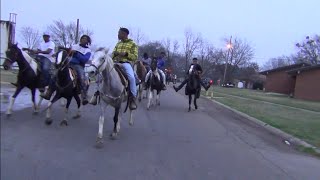 Singlefooting in the Neighborhood in Idabel Oklahoma (Horseback Riding)