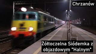 Żółtoczelna Siódemka EP07-544 z objazdowym \