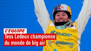 "L'or au bout du combat" : À 21 ans, la Française Tess Ledeux sacrée championne du monde de big air