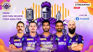 KDX presents " KNIGHTS ADDA " Episode 3; KKR 2025: Mega Auction Review and Team Analysis.