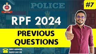 RPF Constable & SI - Previous Year Questions - 7