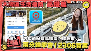 大灣區生活指南 高鐵買票全攻略 兩分鐘輕鬆上手丨App買票Tips 首次搭高鐵注意事項丨中山高鐵站位置 站點選擇指引丨#12306#高鐵買票#大灣區生活#大灣區出行