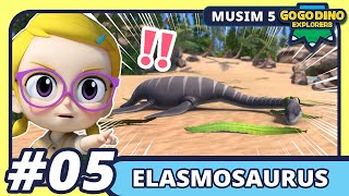 Baby dinosaur tu dah tak boleh bernafas!!! | Full Episode | GOGODINO Musim 5 ep 5 | dinosaur rescue