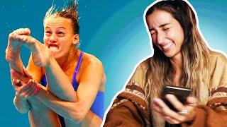 REACTING TO BEST OLYMPIC TIK TOK MEMES