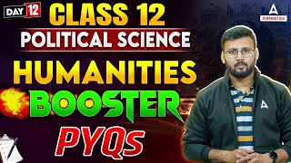 Top Marks in Political Science | Class 12 PYQs 2025 Day 12 | Moin Sir's Expert Tips