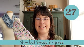 Episode 27 Michelle’s Fiber Studio Podcast | Slow but Steady Progress | Knitting and Crochet Podcast