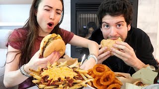 Fast Food MUKBANG with My Boyfriend! (Vegan)