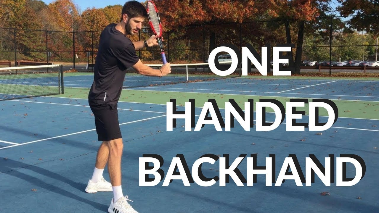 How To Hit A One Handed Backhand In 3 Simple Steps | Connecting Tennis ...