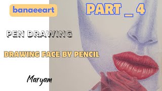 A girl || with _ beautiful || hair _ Pencil || Sketch drawing || How to draw a girl // Pen Drawing