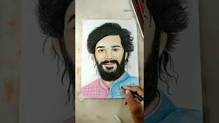 Allu Arjun drawing video | Allu Arjun drawing with pencil colour #shorts #viral #trending #art