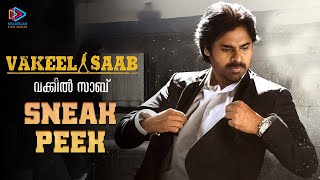 Vakeel Saab Sneak Peek | Pawan Kalyan | Anjali | Nivetha Thomas | Prakash Raj | Malayalam Filmnagar