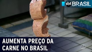 Com alta do dólar, preço da carne aumenta no Brasil | SBT Brasil (29/10/20)