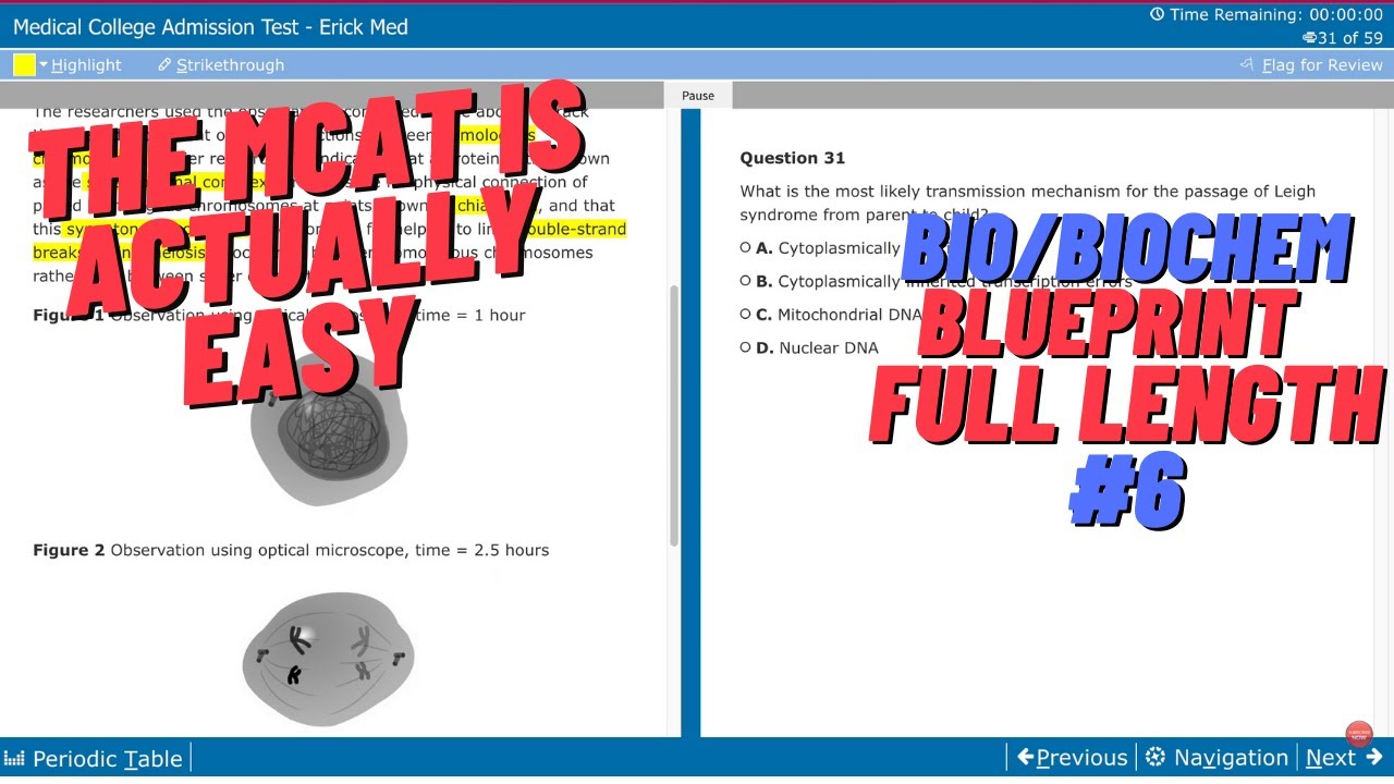 MCAT Bio/Biochem Passage WALKTHROUGH | IMPROVE YOUR SCORE INSTANTLY ...