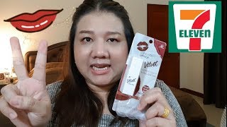 รีวิวลิปในเซเว่น AR Velvet Lipstick ราคา 99B. จะใช้ดีเหรอ??? // Let's Try Ep. 23