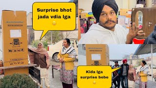 Bebe te mummy nu dita surprise 😀( ਖੁਸ਼ ਹੋਗੇ ਦੇਖ ਕੇ ) 😀#sanoverbal #vlog