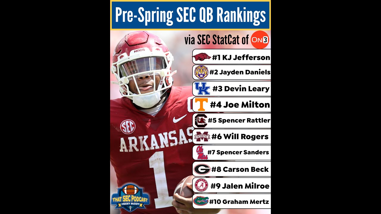 Sec Qb Rankings 2024 - Rina Veriee