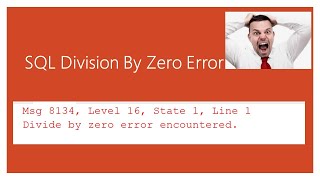 sql division by zero error