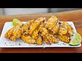 Seasoned Juicy Cajun Parmesan Corn Ribs | Quick Appetizer