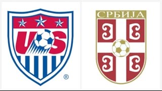 Soccer UsA vs SerBia