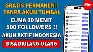 CARA MENAMBAH FOLLOWERS INSTAGRAM GRATIS TANPA AKUN TUMBAL