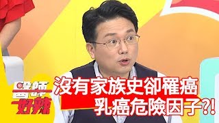 沒有家族史卻罹癌？乳癌危險因子報你知？！【醫師好辣】 20190904  part1 EP804張振榕 楊昇達