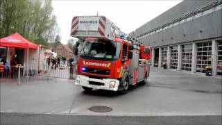 Brandweer Gent : Uitruk ladderwagen (W26)