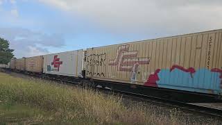 3AM9 SCT intermodal + steel to Melbourne, 11/5/24, Stawell VIC