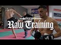 RAW Training with Pasquale Amoroso - Vivenzio Gym Italy - INTENSE MUAY THAI TRAINING