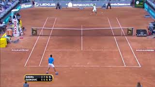 Nadal saves the matchpoint Vs Djokovic - ATP Madrid 2009, Semifinals