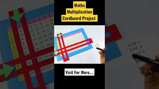 Maths Project / Maths multiplication calculator/ maths working model #shorts #maths #mathstrick