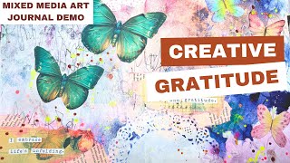 Creative Gratitude in Art Journaling PART 1/2 🌟💖 Give Your Nervous System a Treat!