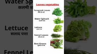 Leaves Vegetables name.#vegetables name#english #education #shorts #learnenglish #englishspoken