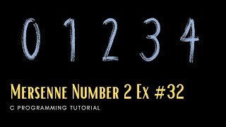 C Numbers 32: Generate mersenne primes within a range of numbers [C Programming]