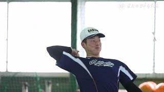 金足農・吉田輝星投手が練習納め　「努力報われた１年」