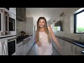 sheer dress try on_ 4k_