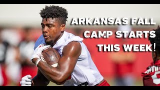 Arkansas fall camp starts this week!