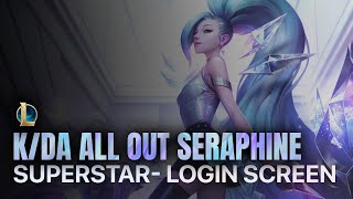 [60 FPS] K/DA ALL OUT Seraphine Superstar - Animated Splash Art | League of Legends