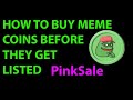 HOW TO BUY MEME COINS BEFORE THEY GET LISTED ON RAYDIJUM - UNISWAP - PANCAKE