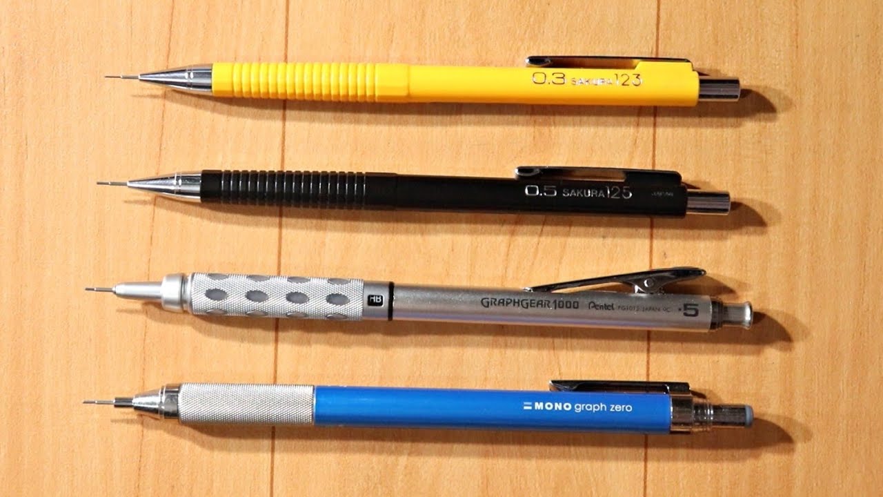 How To Use Mechanical Pencils Youtube