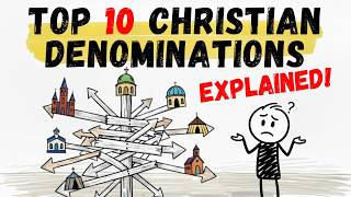 10 Top Christians Denominations Explained - How Did The Split Starts? #christiandenominations