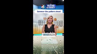What to expect in our summer-like pattern ahead this week