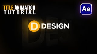 Eye-Catching Title Animation in After Effects | Motion Graphic | After Effects Tutorial