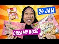 24 Jam Makan CREAMY ROSE Viral ala KPop - Mie KOREA 😄 Asti Kunyit - Bunda Aqilla Eps 385